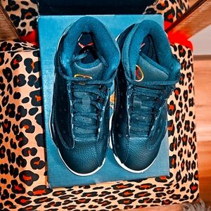 Kid's Black & Red Jordan Sneakers